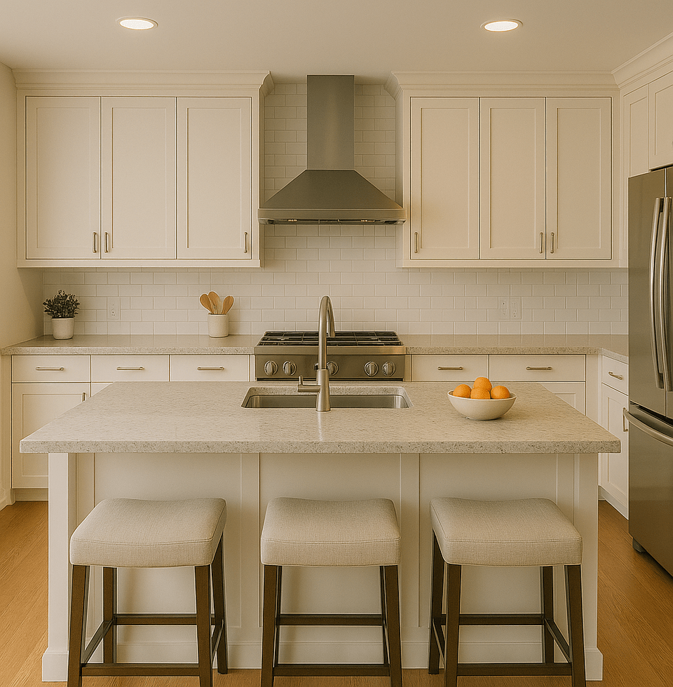 Shaker White - TQ CABINETRY
